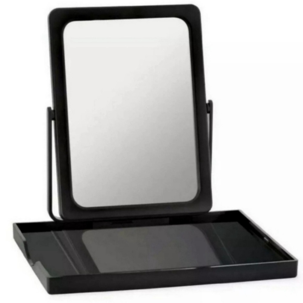 Mary Kay Portable Cosmetic Mirror, Tray, and Mesh Pouch Set